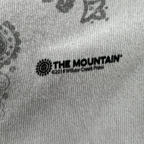 The Mountain Gray Namaste Sloth Yoga Sukhasana Adult Classic Tee Medium - Picture 2 of 4